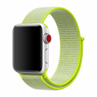 Ремешок Nylon loop для Apple Watch 38/40/41mm Lime